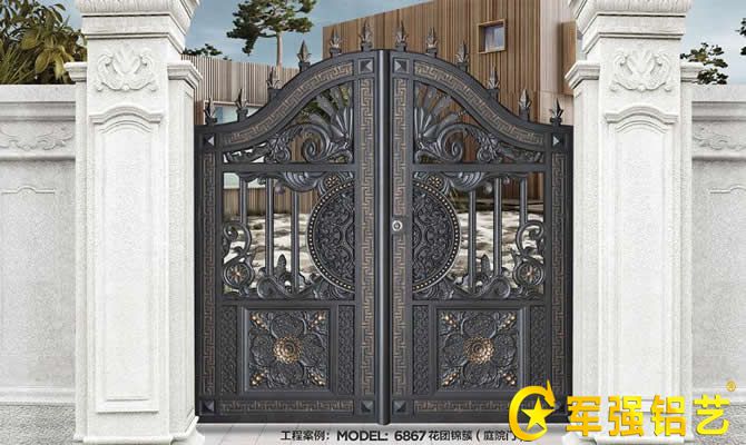 別墅院子門就選擇軍強(qiáng)庭院門